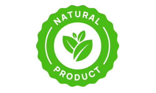 100% Natural Badge